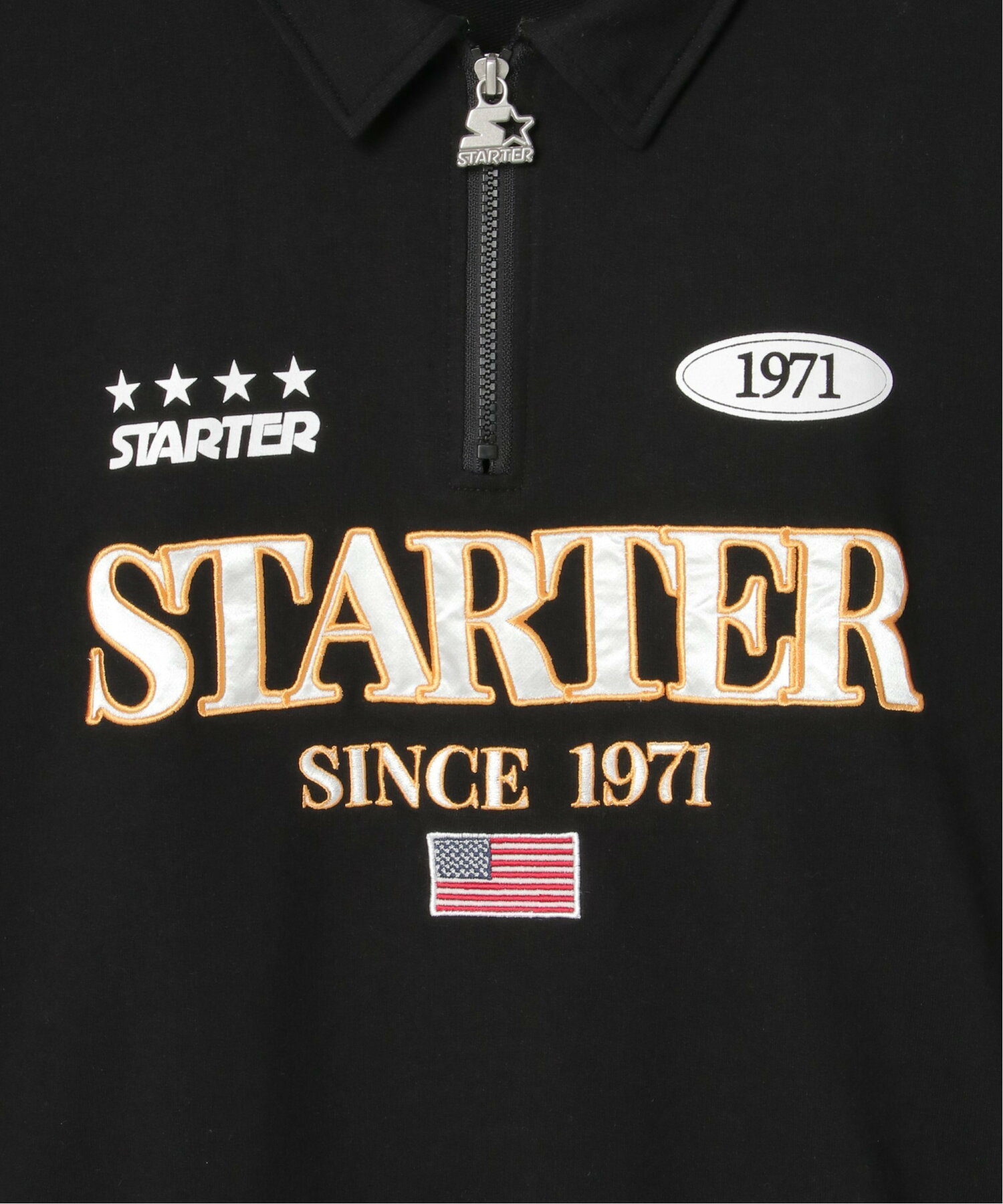 STARTER BLACK LABEL スターターブラックレーベル ハーフジップTシャツ